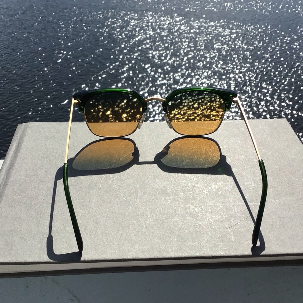 tens Filter Your World Rare Larsson Green Tropic High Sunglasses Metal Frame - Picture 6 of 16